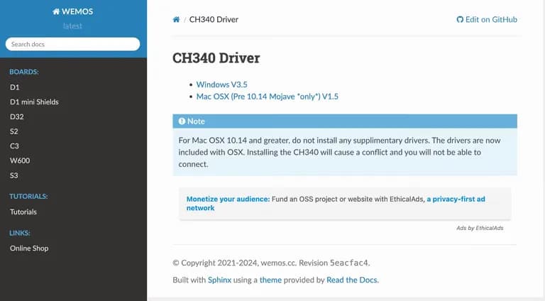 Cómo resolver 'Timed out waiting for packet header' en Arduino en MacBook-2