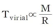 銀河質量の推定 - ビリアル定理を通じた天体の質量推定方法-14