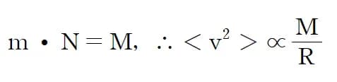 銀河質量の推定 - ビリアル定理を通じた天体の質量推定方法-8