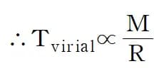 銀河質量の推定 - ビリアル定理を通じた天体の質量推定方法-11