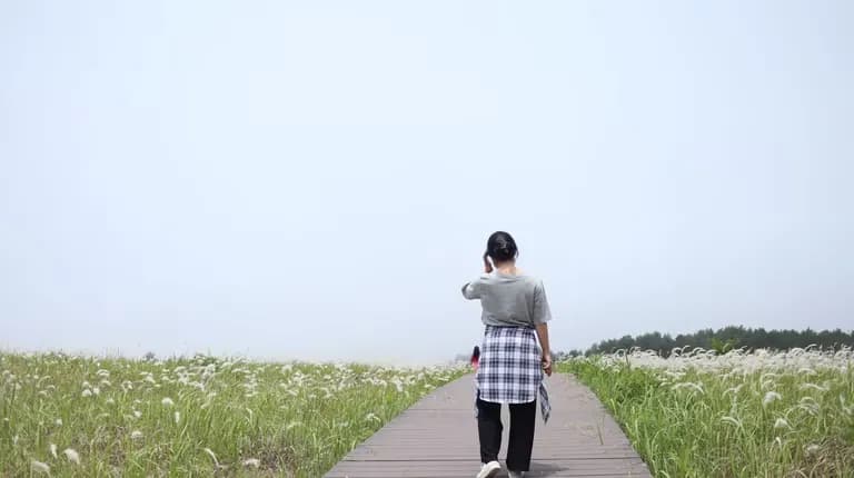 韓国の砂漠、そして海霧 - シンドゥリ海岸砂丘-8