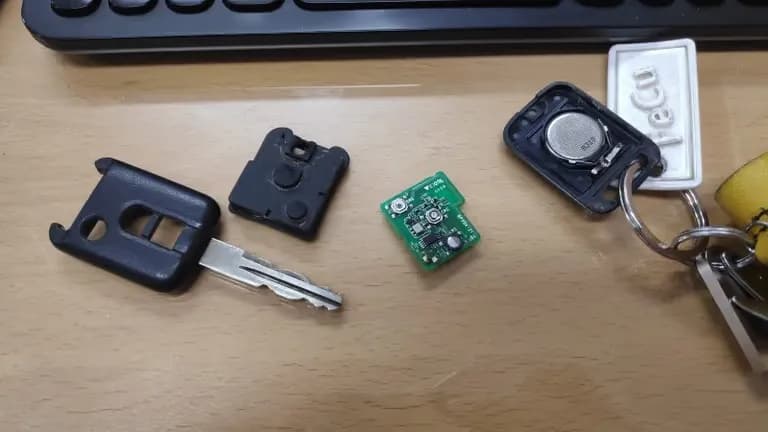 Reparación de la Llave de Control Remoto del Coche SM3 (modelo 2010)-4