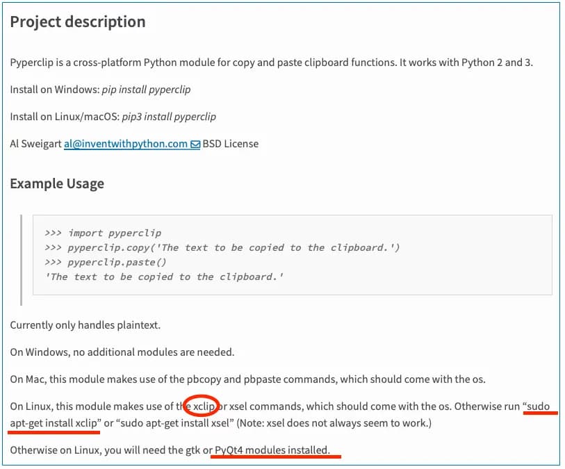 Problema con pyperclip en Ubuntu-1