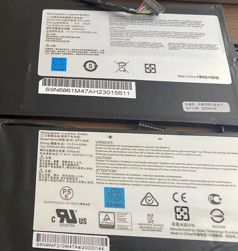 MSI PS42 8RB Revisión de Reemplazo de Batería de Portátil-6