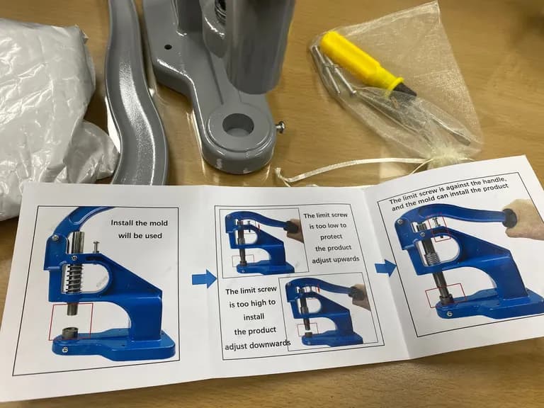 Reseña de una remachadora (prensa de remaches) de AliExpress-5