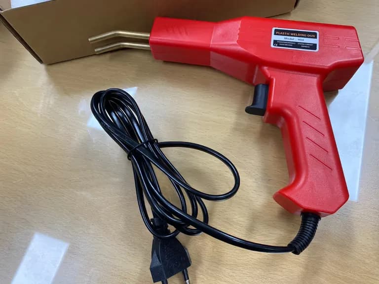 割れたプラスチックを復元する - ホットステイプラー-2
