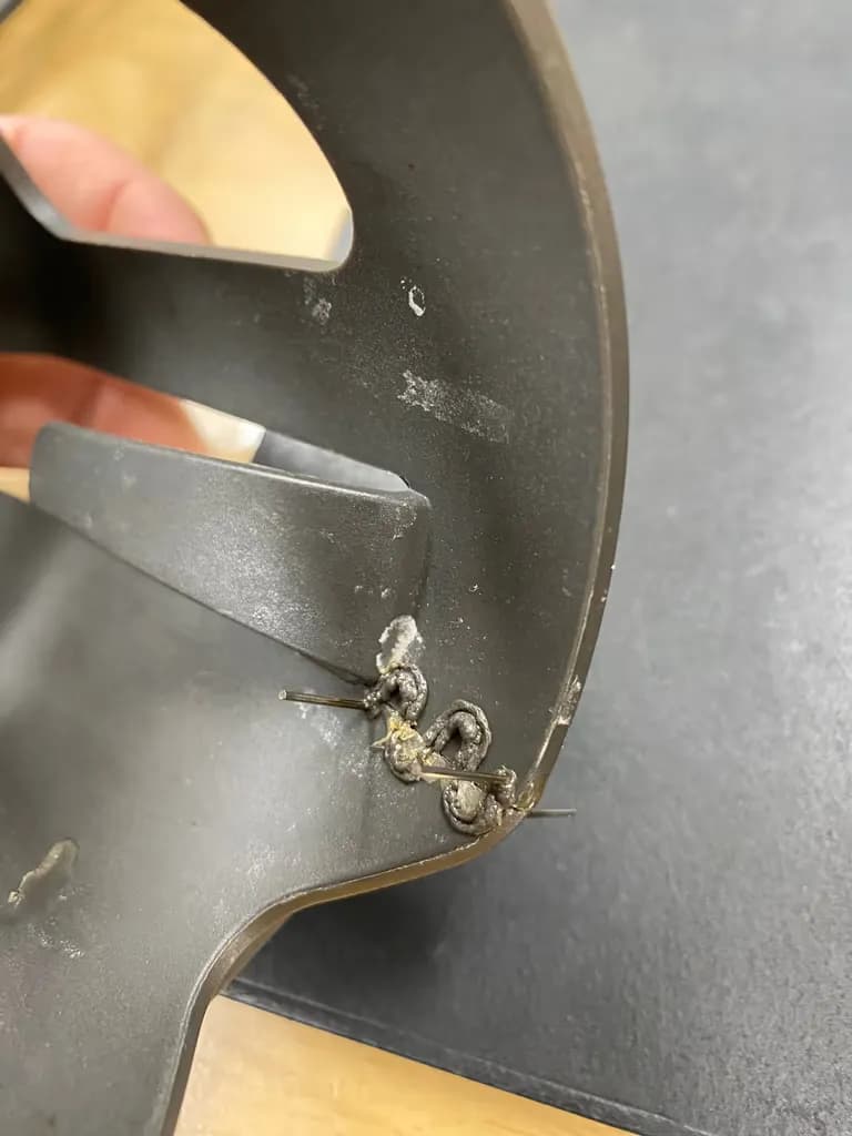 割れたプラスチックを復元する - ホットステイプラー-5