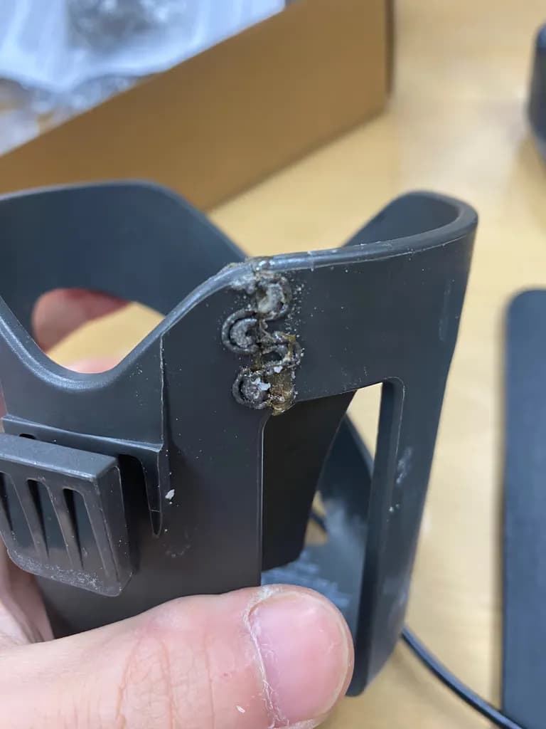 割れたプラスチックを復元する - ホットステイプラー-7