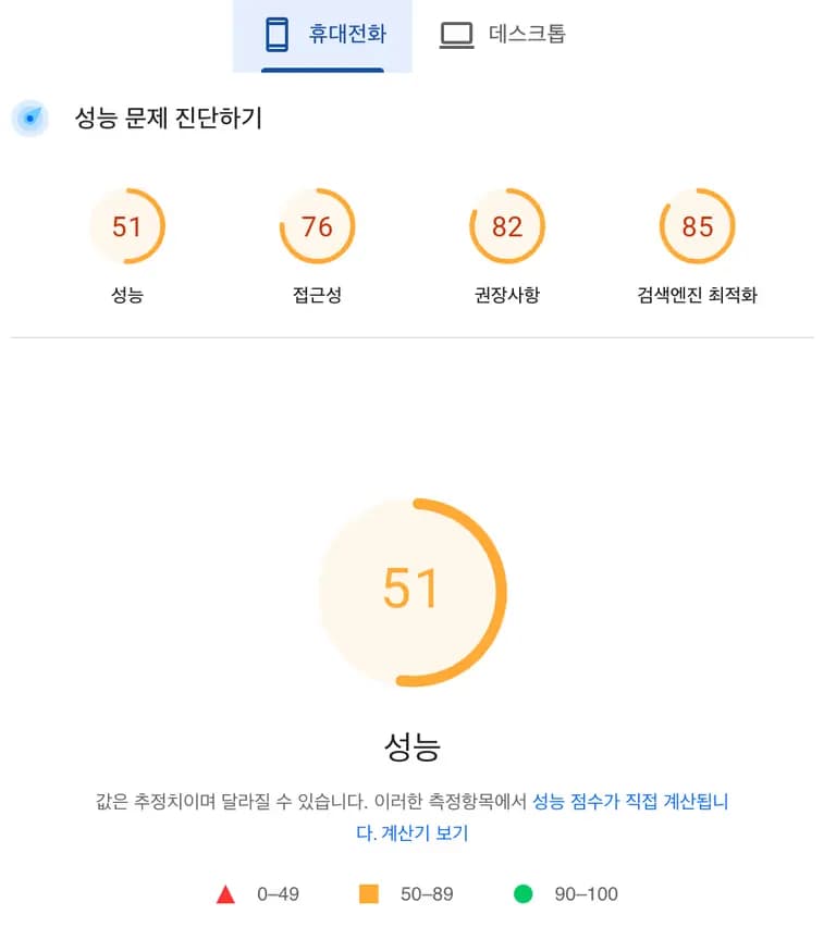 Prueba de rendimiento de los temas básicos de Tistory-18