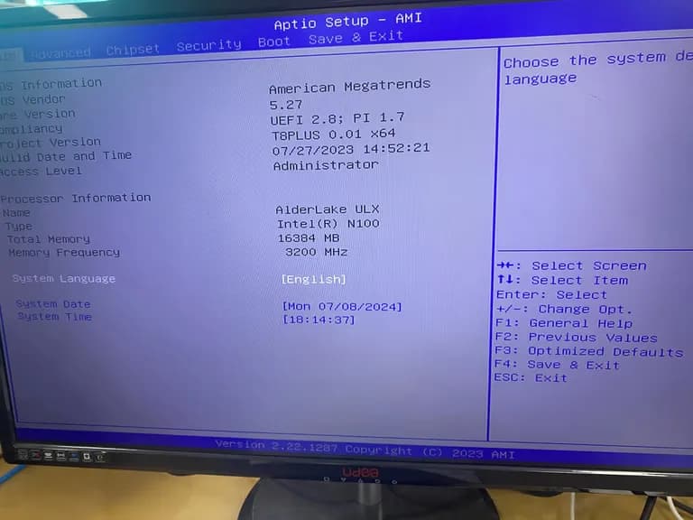 Reseña del Mini PC Aliexpress n100 T8plus-18