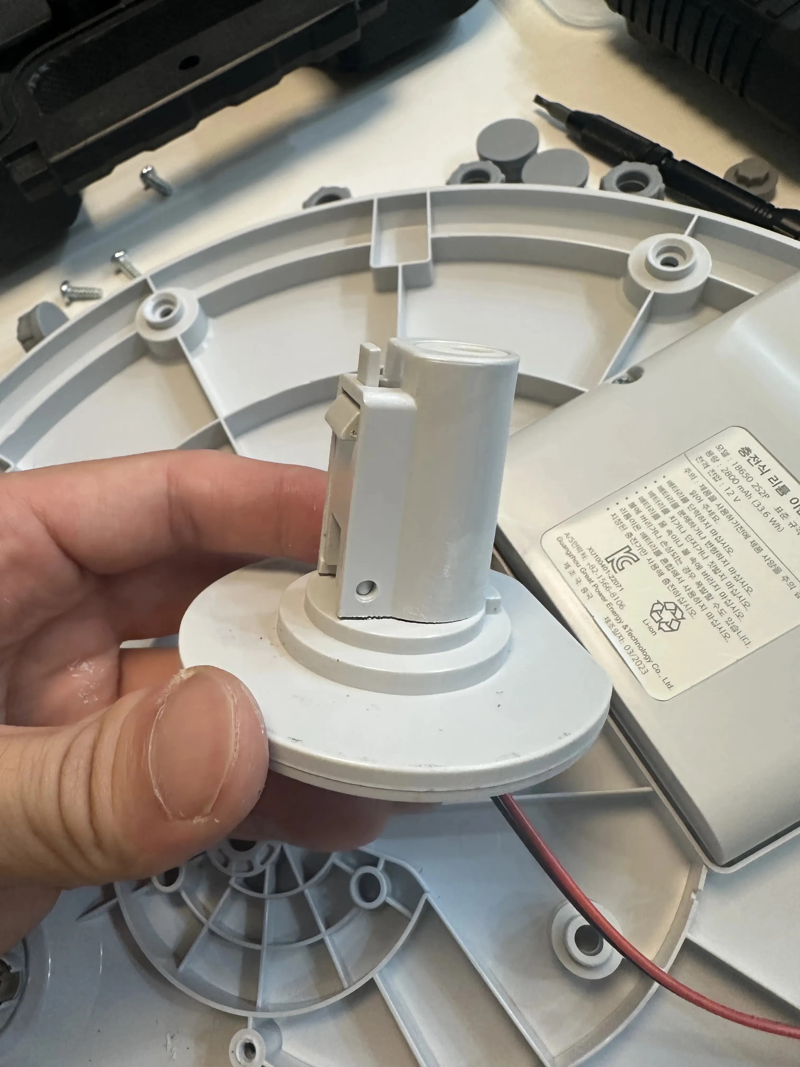 Xiaomi スタンド扇風機の修理-6