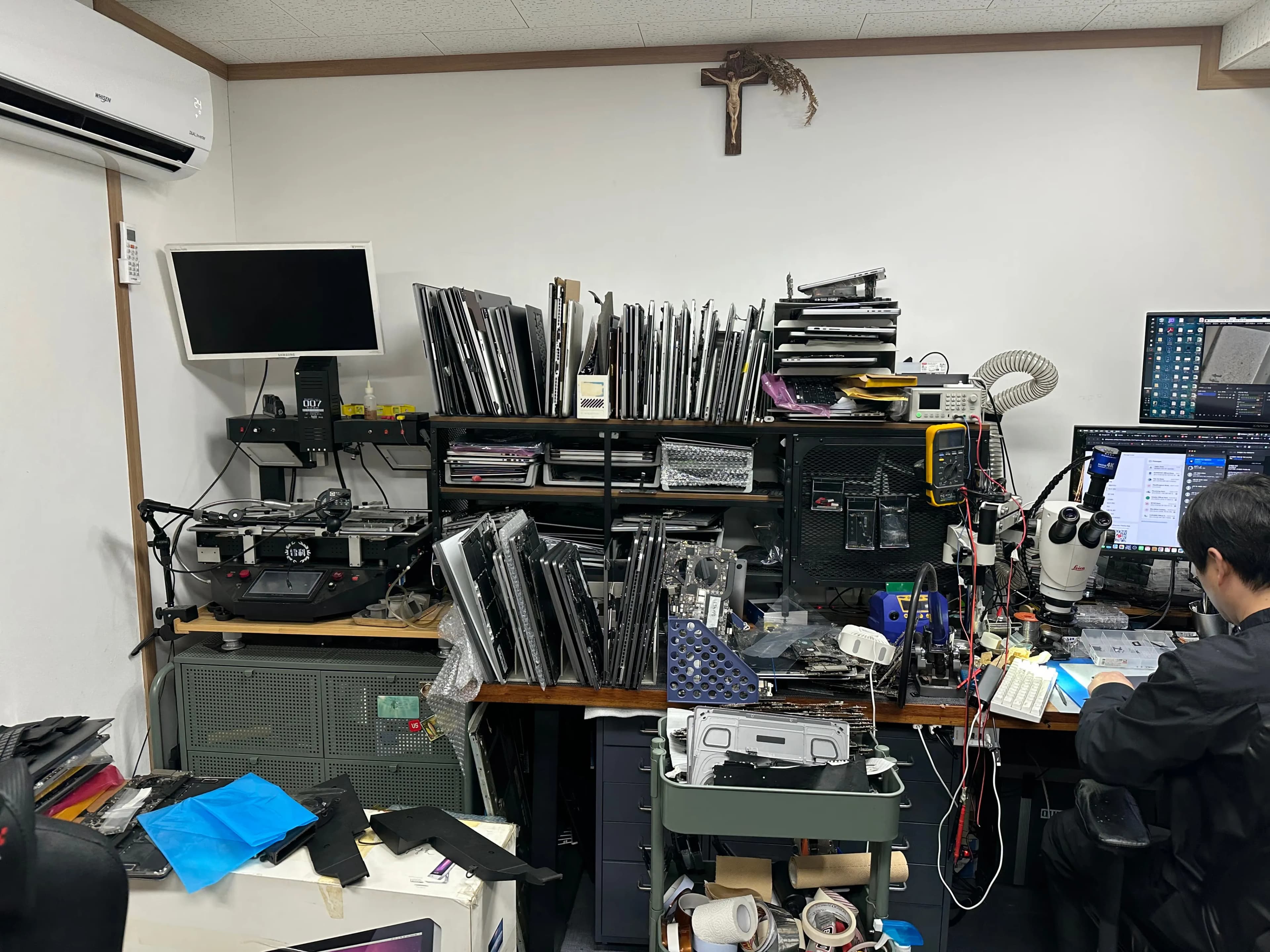 맥북 침수 대처방법, 그리고 원포인트리페어 수리 후기-8