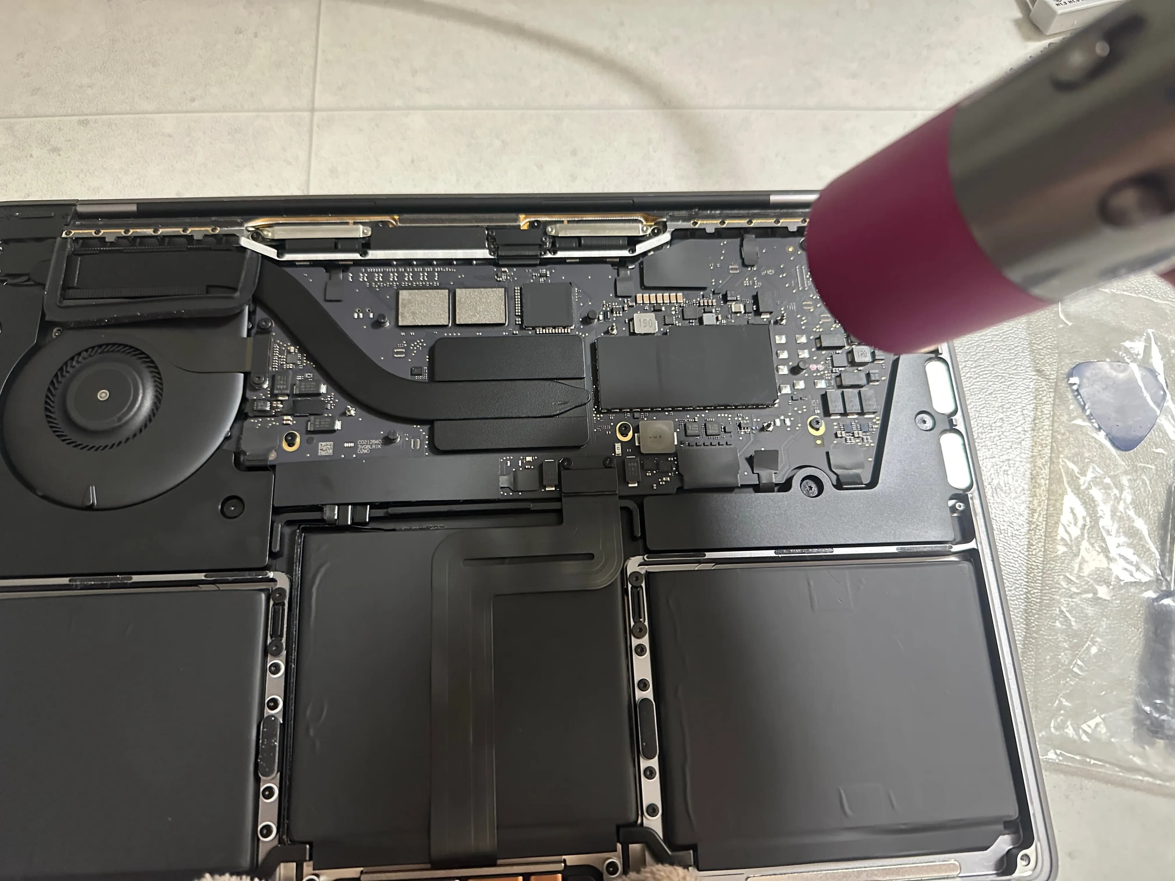 맥북 침수 대처방법, 그리고 원포인트리페어 수리 후기-2