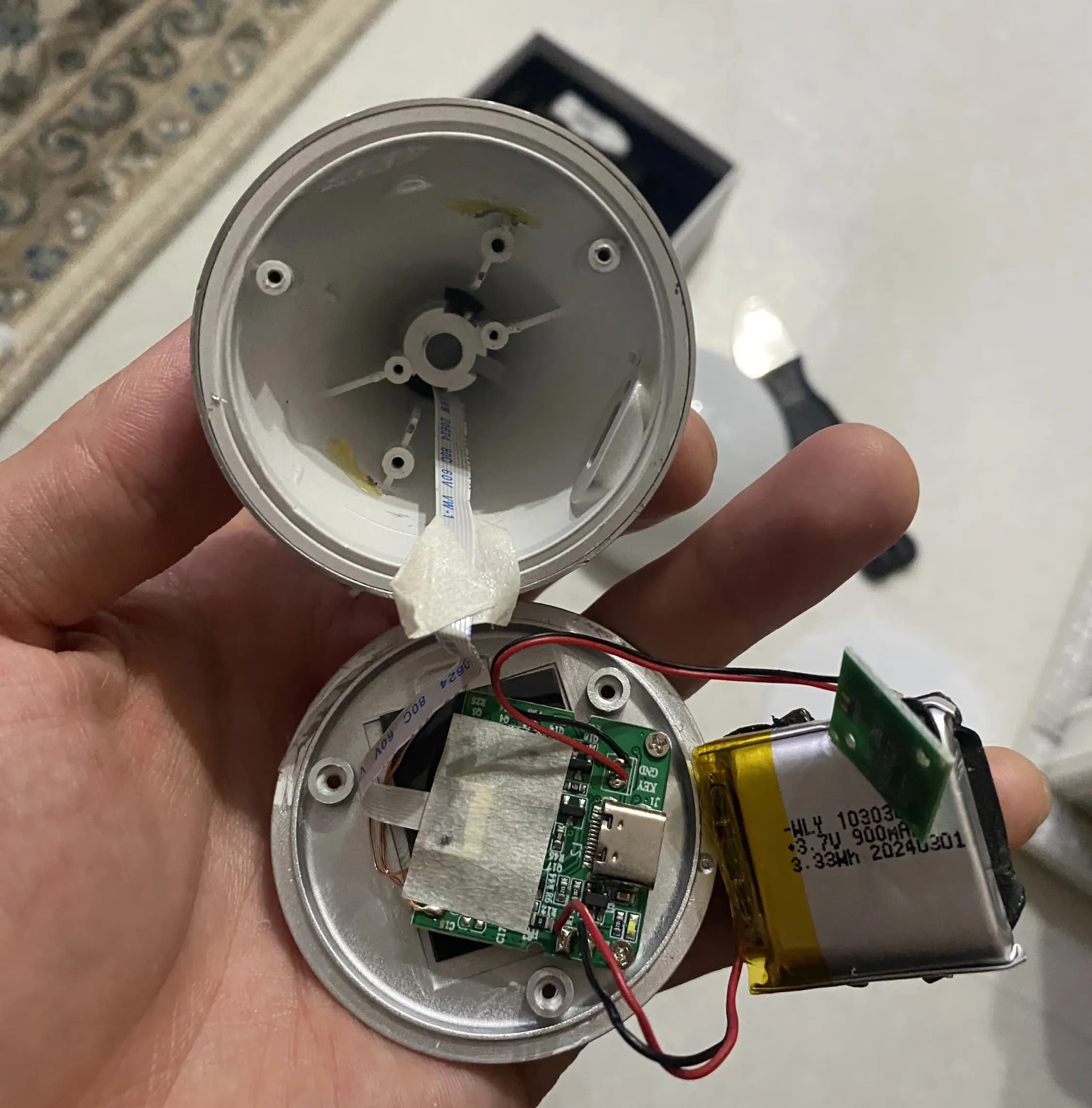 렉슨 미나(LEXON MINA) 전등 분해, 수리하기-7