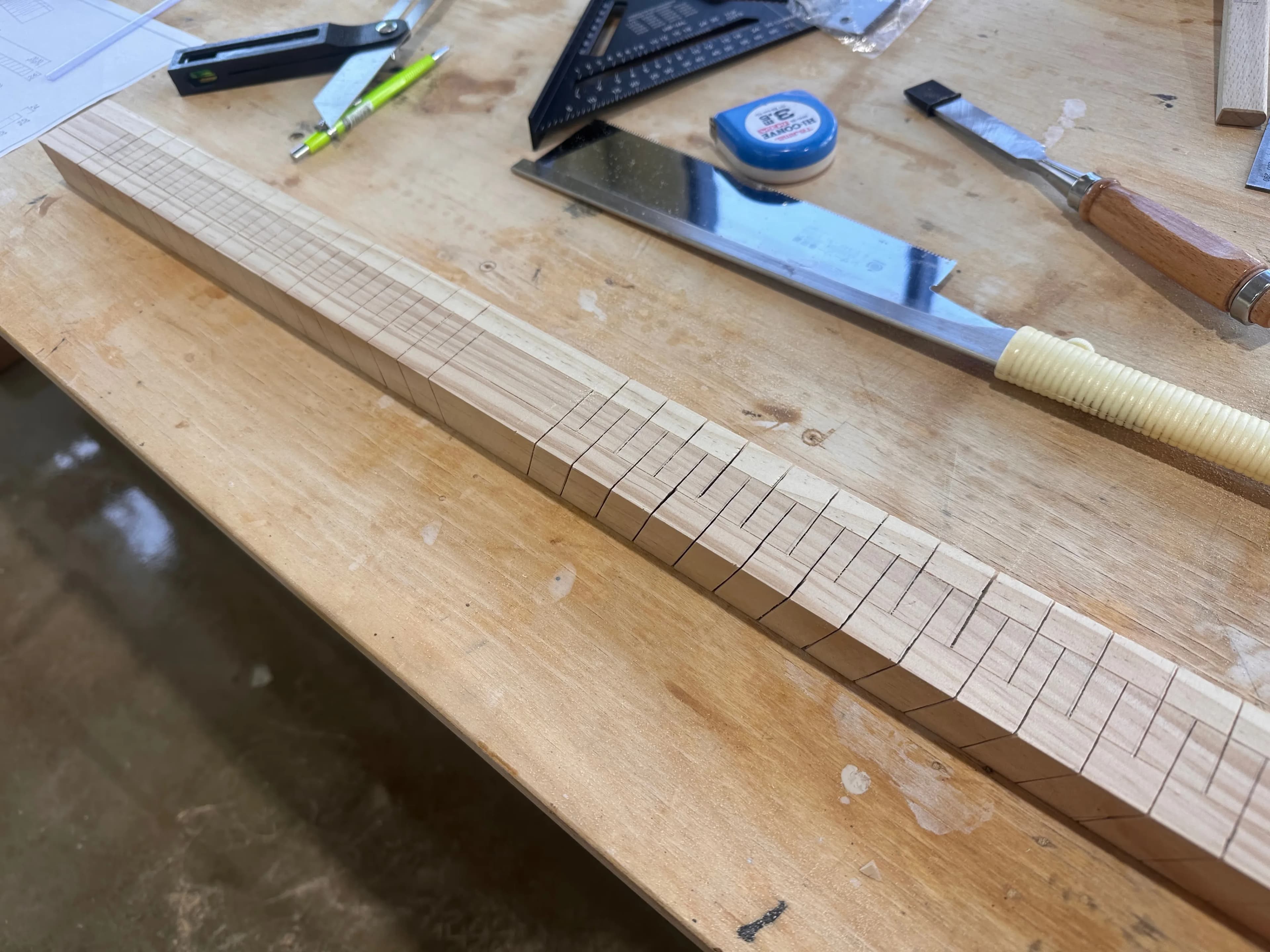 Deo Myeongjang Woodworking Hobby Class Day 1 - Sawing Practice, Principles of Straight Cuts-6