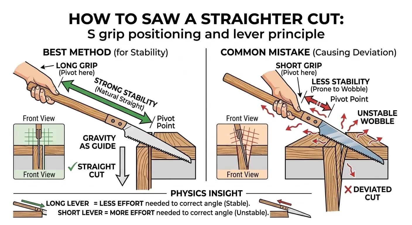 Deo Myeongjang Woodworking Hobby Class Day 1 - Sawing Practice, Principles of Straight Cuts-5