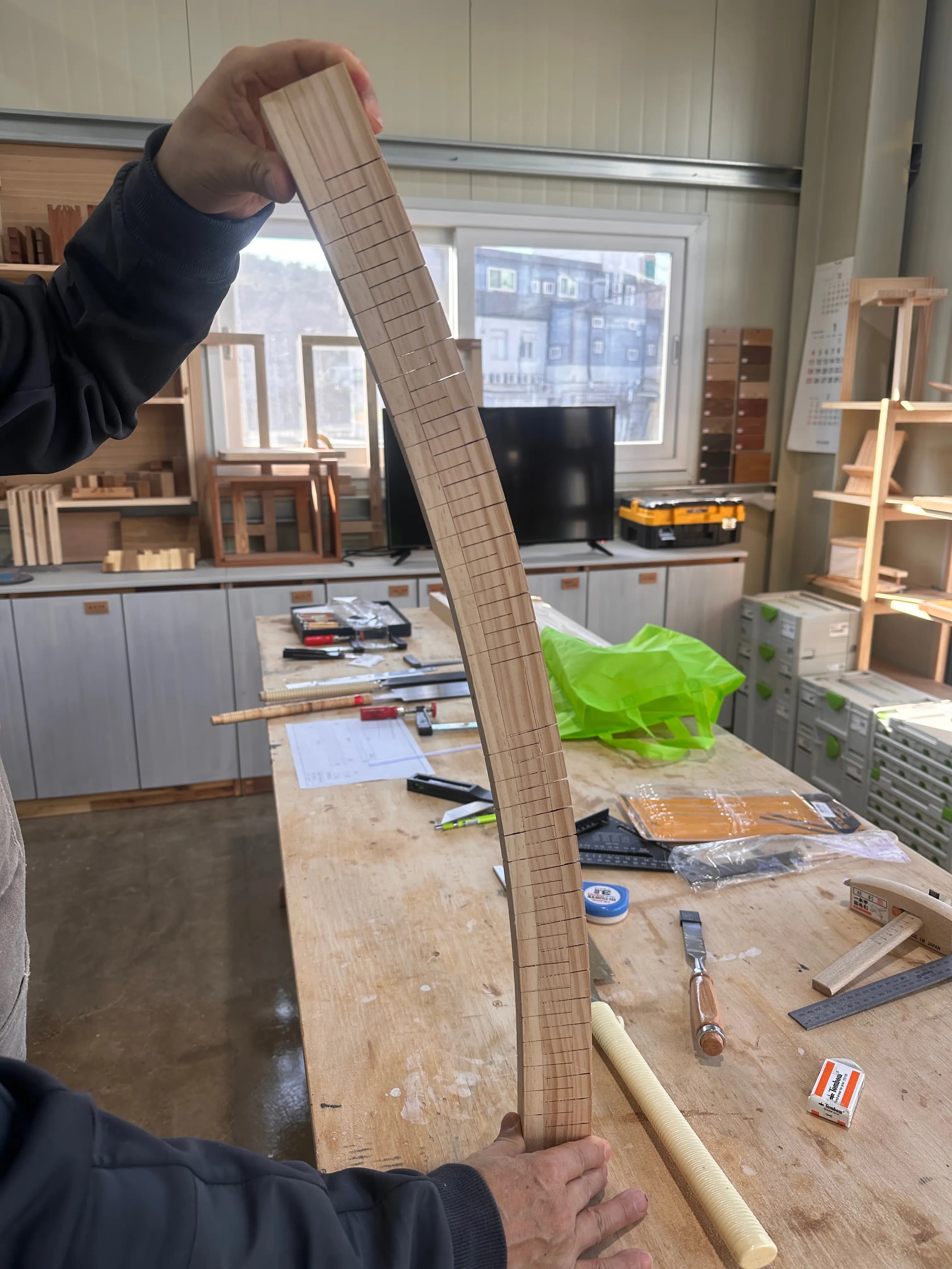 Deo Myeongjang Woodworking Hobby Class Day 1 - Sawing Practice, Principles of Straight Cuts-7