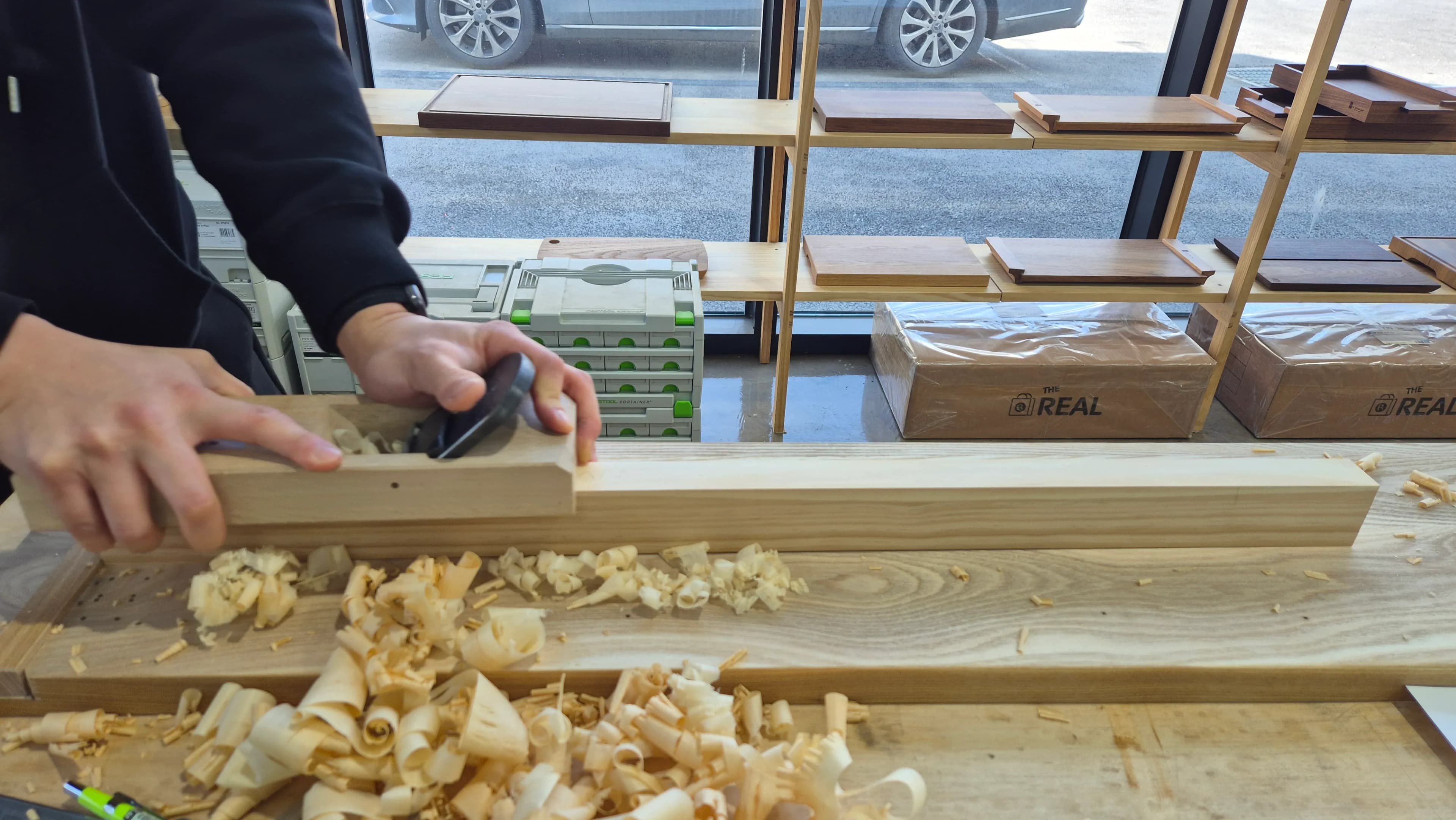 더명장 목공 취미반 2일차 - 대패질, 대패의 구조와 원리-6