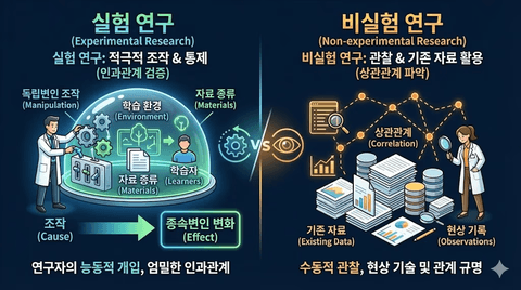 교사를 위한 교육연구 및 통계분석 연수 - 2차시 교육분야의 양적연구 읽기2(실험연구)