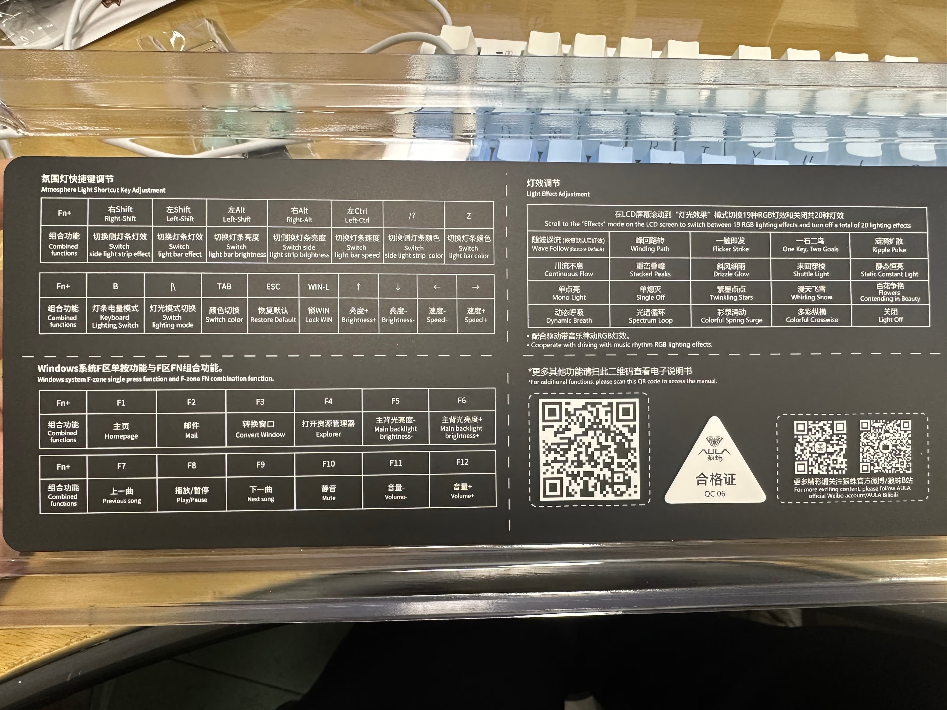 Reseña del cambio de switches AULA Dokgeomi F108 pro Fengling y Outemu Silent Peach v3-6